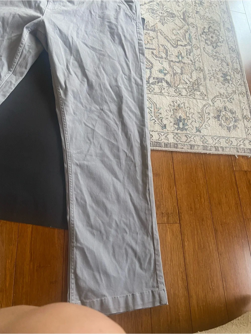 Current/Elliott Light Gray Chino Pants
